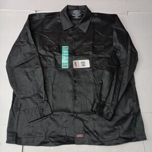 Dickies Essential Work Shirt Men Size 2XL Black Temp Control